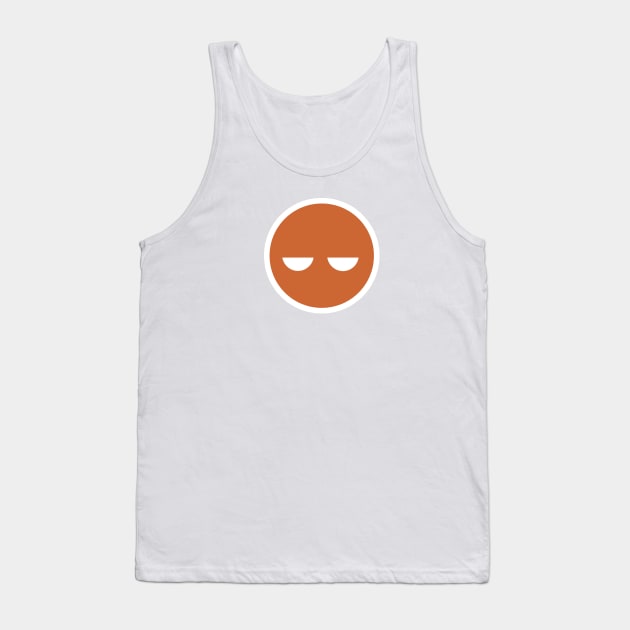 Smiley Face Tank Top by GreenGuyTeesStore